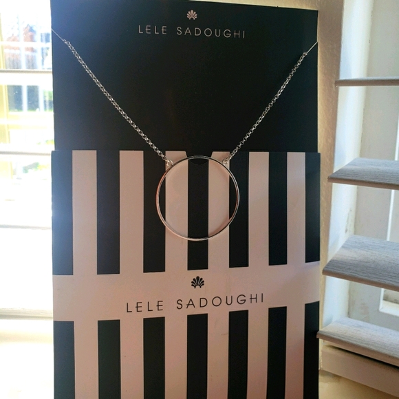 Silver Circle Necklace - Picture 1 of 5